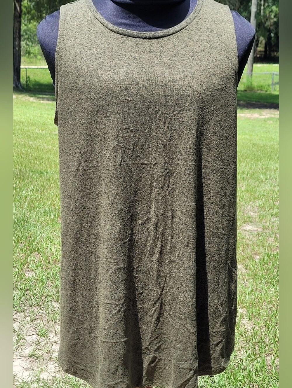 Old Navy Luxe High Neck Tank Top ❤️ Worn Once, Like New- Size XL Tall-Gorgeous!